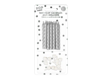 Metallic Candles Set 12 pack   (5063435115652)