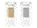 Metallic Candles Set 12 pack   (5063435115652)