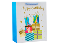 Unisex Foiled Large Gift Bag 30x42x12cm   (5063435122957)