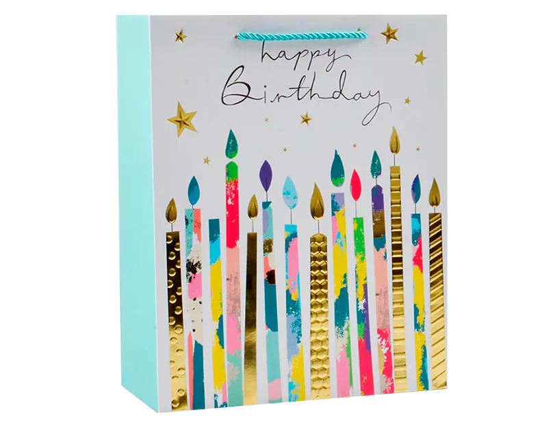 Unisex Foiled Large Gift Bag 30x42x12cm   (5063435122957)