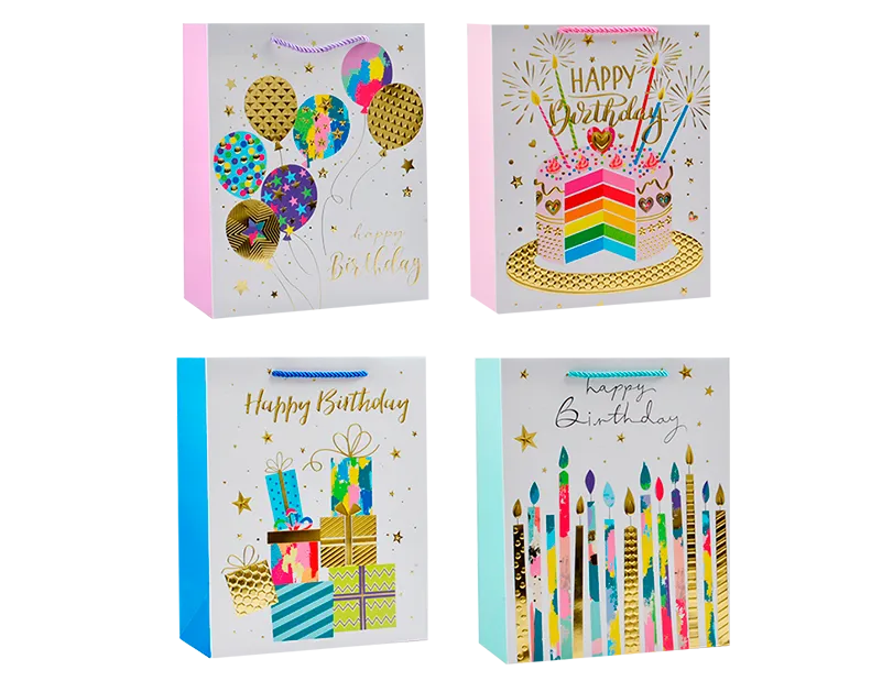 Unisex Foiled Large Gift Bag 30x42x12cm   (5063435122957)