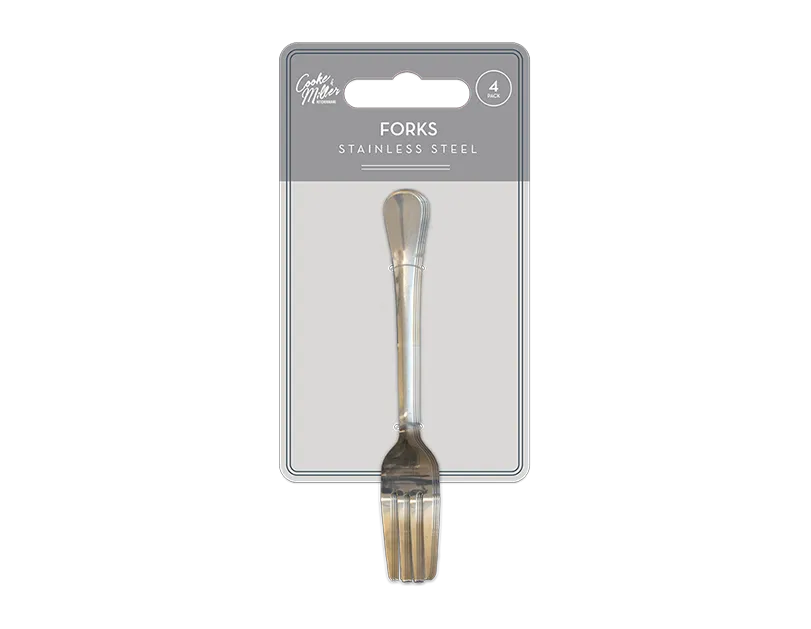Stainless Steel Forks 4 pack  (5056283892073)