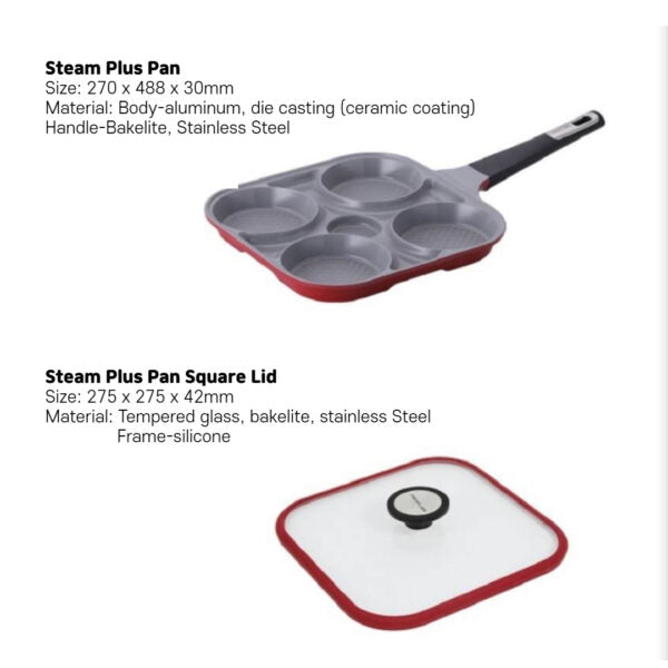 FryPan Neoflam Steam Plus w Xtrema Coated Cast Aluminium 27cm-Neoflam Brand